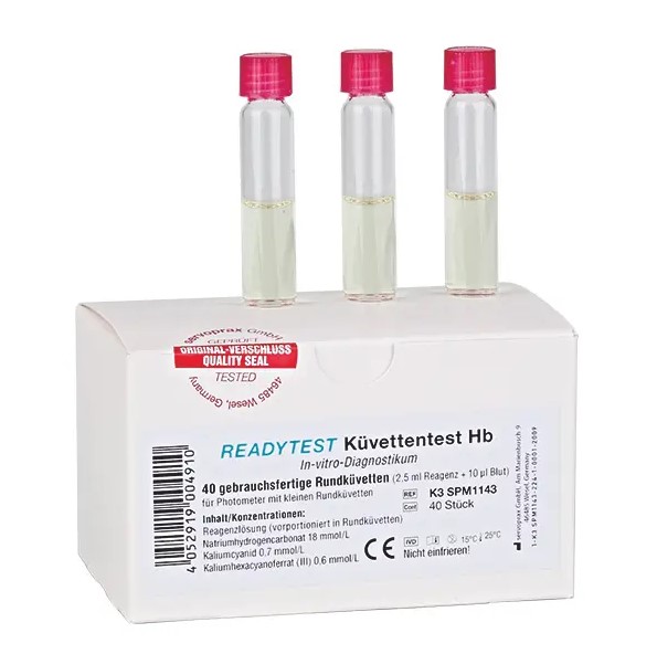 Readytest Hb Rundküvetten mini für Dr. Lange, 40 St. Readytest Hb Rundküvetten mini für Dr. Lange, 40 St.