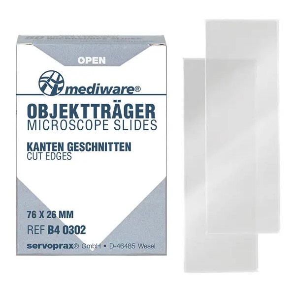 Objektträger ohne Mattrand 50 Stück Objektträger ohne Mattrand 50 Stück