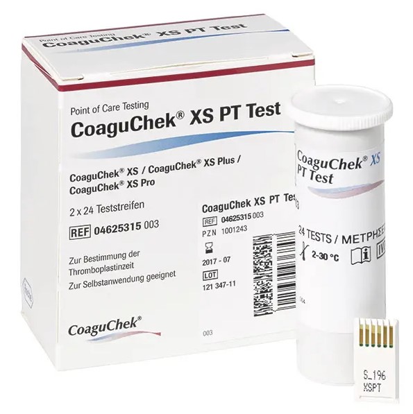 CoaguChek XS PT Test, 2 x 24 St. *04625315*