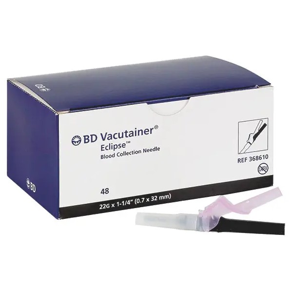 BD Vacutainer Eclipse 0,8 x 32mm 21G, grün, 48 St.