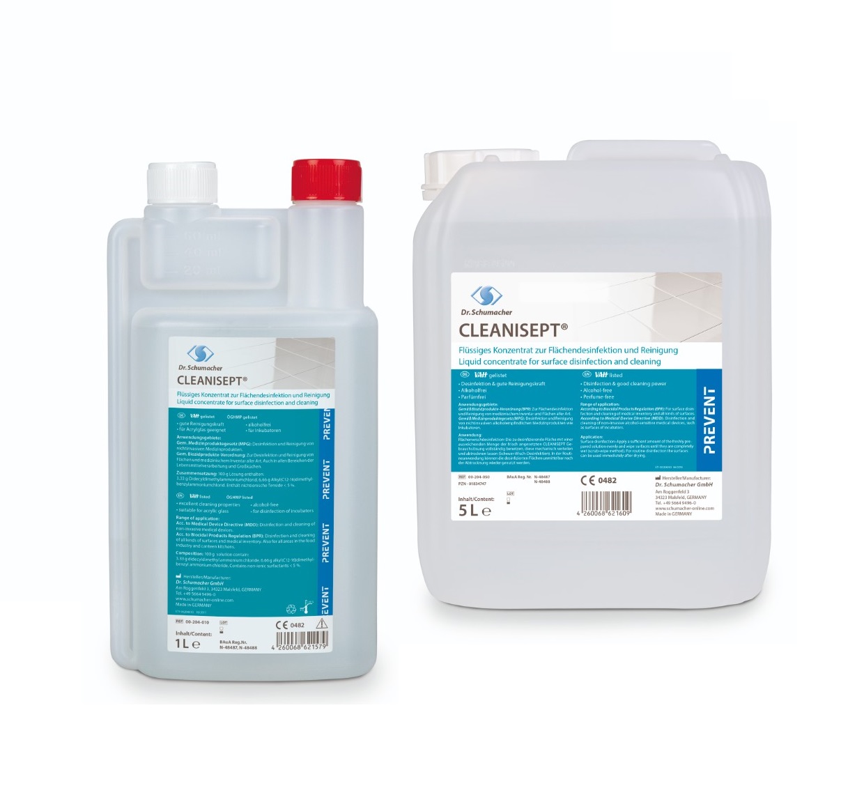 Cleanisept® - flüssiges Konzentrat zur Flächendesinfektion und Reinigung