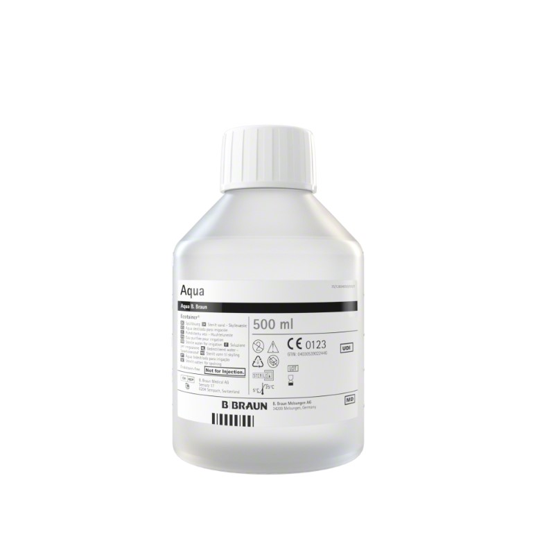 Aqua B.Braun 500ml, Spüllösung 10 St. Ecotainer
