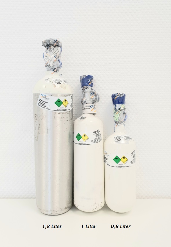 Sauerstoff-Flaschen inkl. Erstbefüllung Sauerstoff-Flaschen inkl. Erstbefüllung