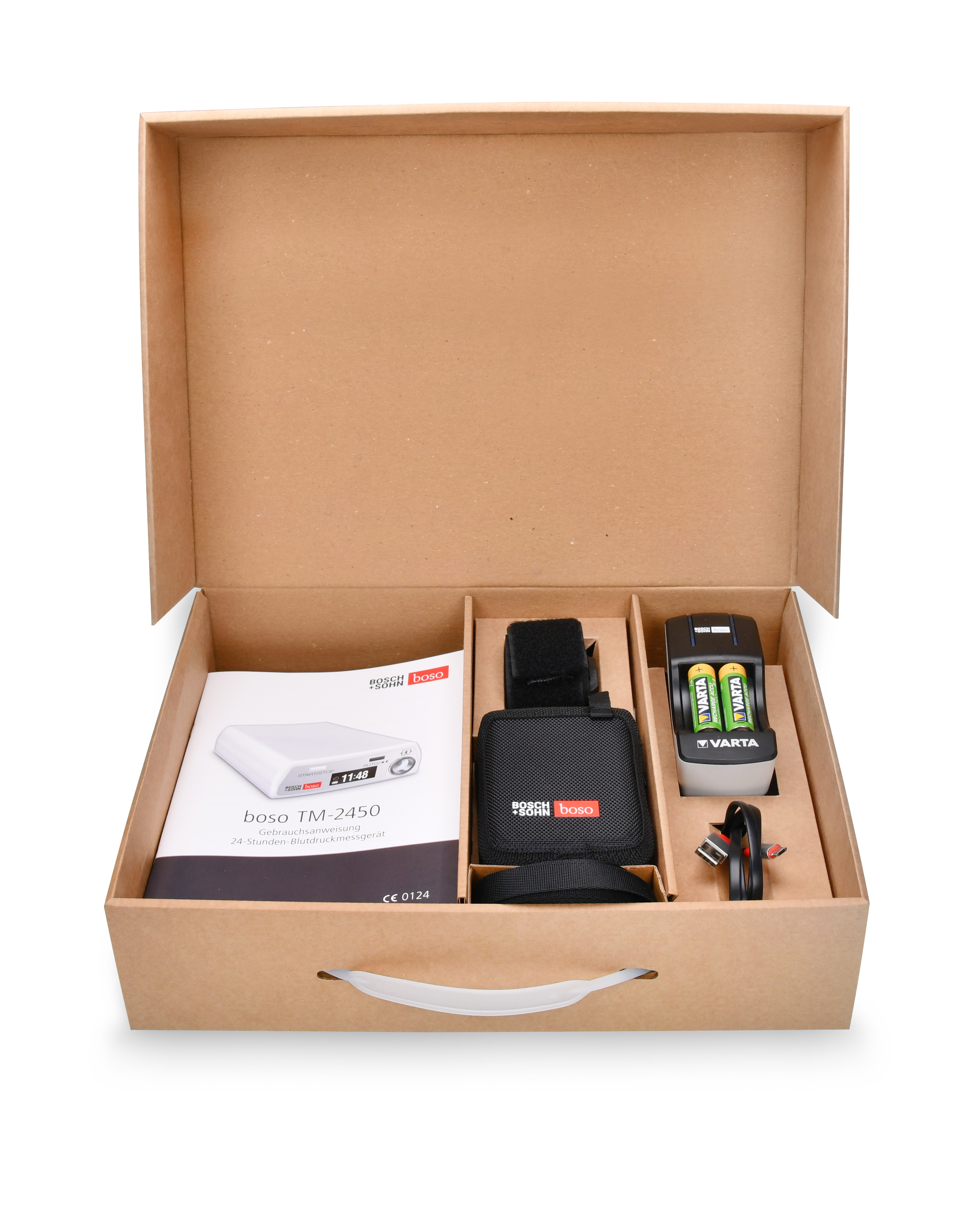 boso 24h-Blutdruckmeßgerät TM 2450 Kofferset mit Profil-Manager XD + PC Kabel boso 24h-Blutdruckmeßgerät TM 2450 Kofferset mit Profil-Manager XD + PC Kabel