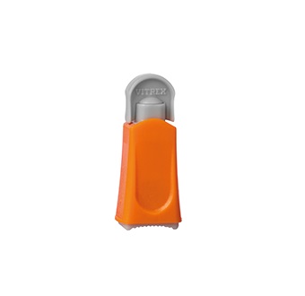 Vitrex Sicherheitsblutlanzetten 21G / 2,2mm lang, orange, 100 St.