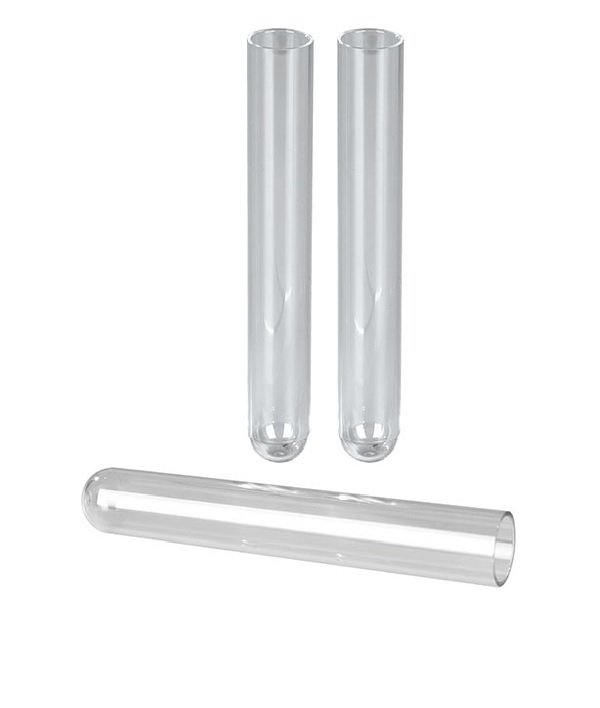 Kreuzprobenröhrchen 75 x 12mm ohne Rand, Rundboden, 1000 St.