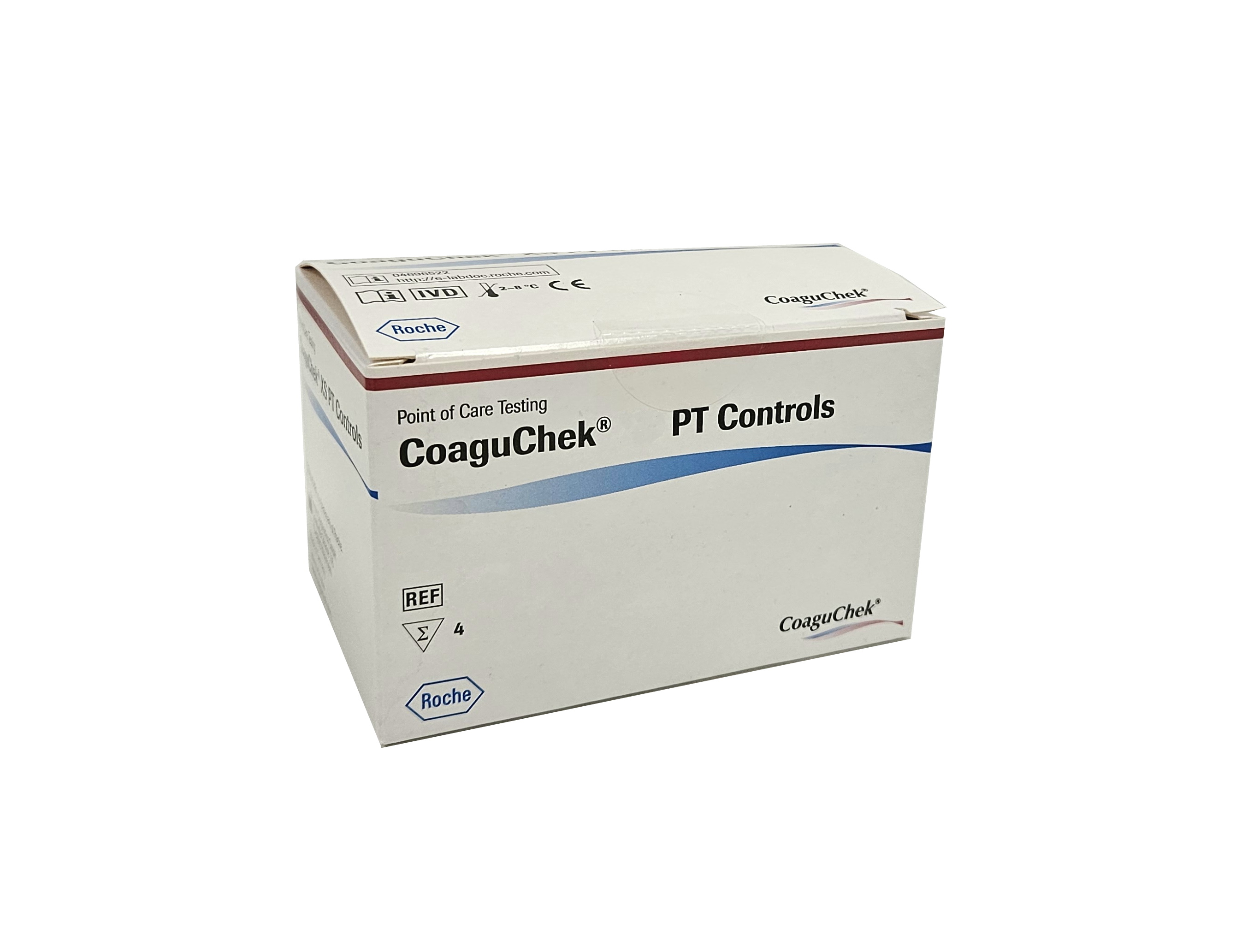 CoaguChek PT Controls, 4 Fläschchen á 1ml - nur für das Pro II System -