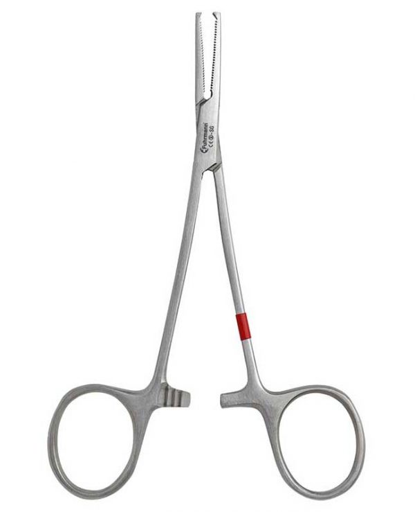 Einmal-Klemme chirurgisch 12,5cm, gerade, Micro-Mosquito, 25 Stück, aus Metall Einmal-Klemme chirurgisch 12,5cm, gerade, Micro-Mosquito, 25 Stück, aus Metall