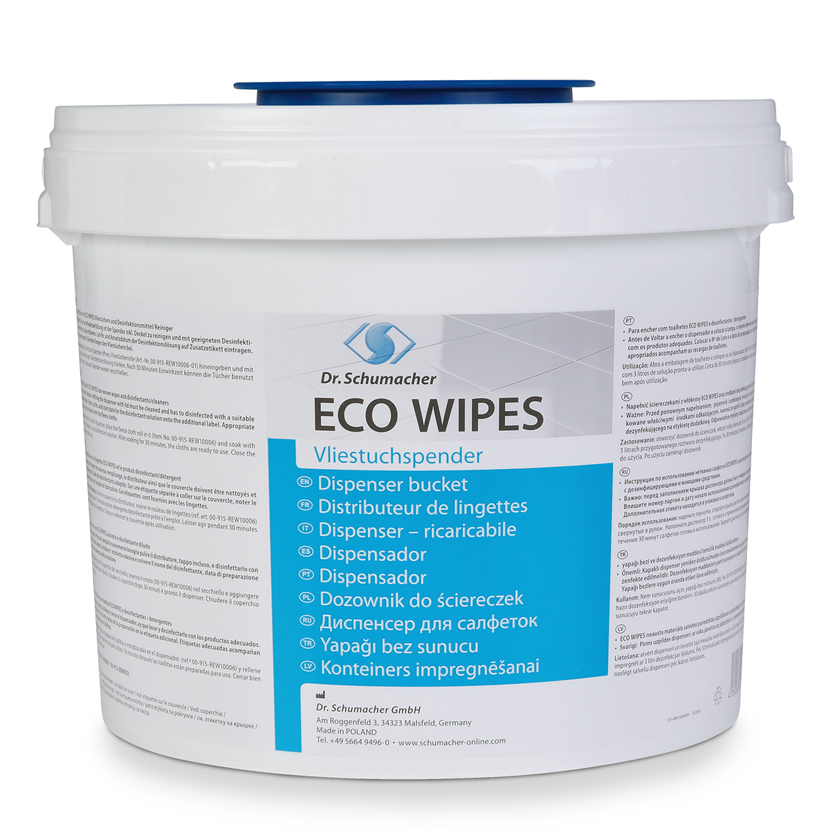Eco-Wipes Spendereimer 5l Feuchttuchspender - unbefüllt