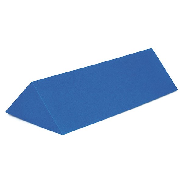Lagerungskeil groß, 45° - 24 x 18 x 12cm (BxLxH) aus blauem, desinfizierbarem Polyethylen Lagerungskeil groß, 45° - 24 x 18 x 12cm (BxLxH) aus blauem, desinfizierbarem Polyethylen
