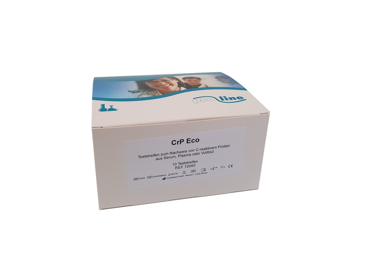 Proline CRP Eco 10mg-80mg/l, (Vollbl./Plasma/Serum) 10 Streifen